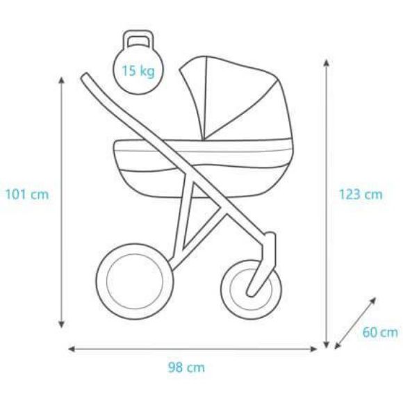 Снимка на ДЕТСКА КОЛИЧКА VERINO 3 В 1