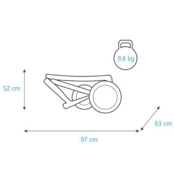 Снимка на ДЕТСКА КОЛИЧКА ЗА БЛИЗНАЦИ BOOSTER LIGHT 2 В 1