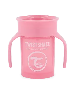 Снимка на 360° чаша Twistshake 6+ м Pastel Pink