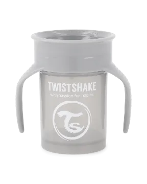 Снимка на 360° чаша Twistshake 6+ м Pastel Grey