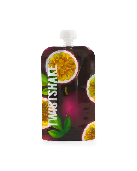 Снимка на Торбички за пюрета Twistshake 220 мл, комплект 5 бр. Mango Passion Fruit Strawberry Grape Coconut