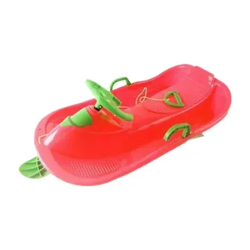 Снимка на Детска шейна с кормило червен